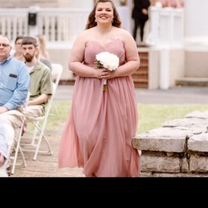 Dusty Rose Azaie Bridesmaid Dress